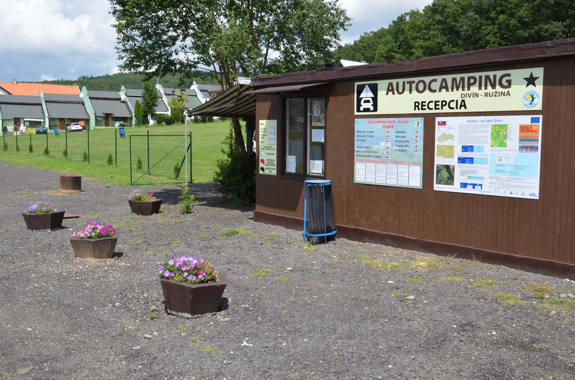 Recepcia autocampingu